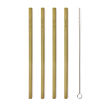 Kikkerland Natural Bamboo Straws, Set 8 | Kikkerland