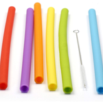 RSVP 10" Silicone Smoothie Straws | RSVP