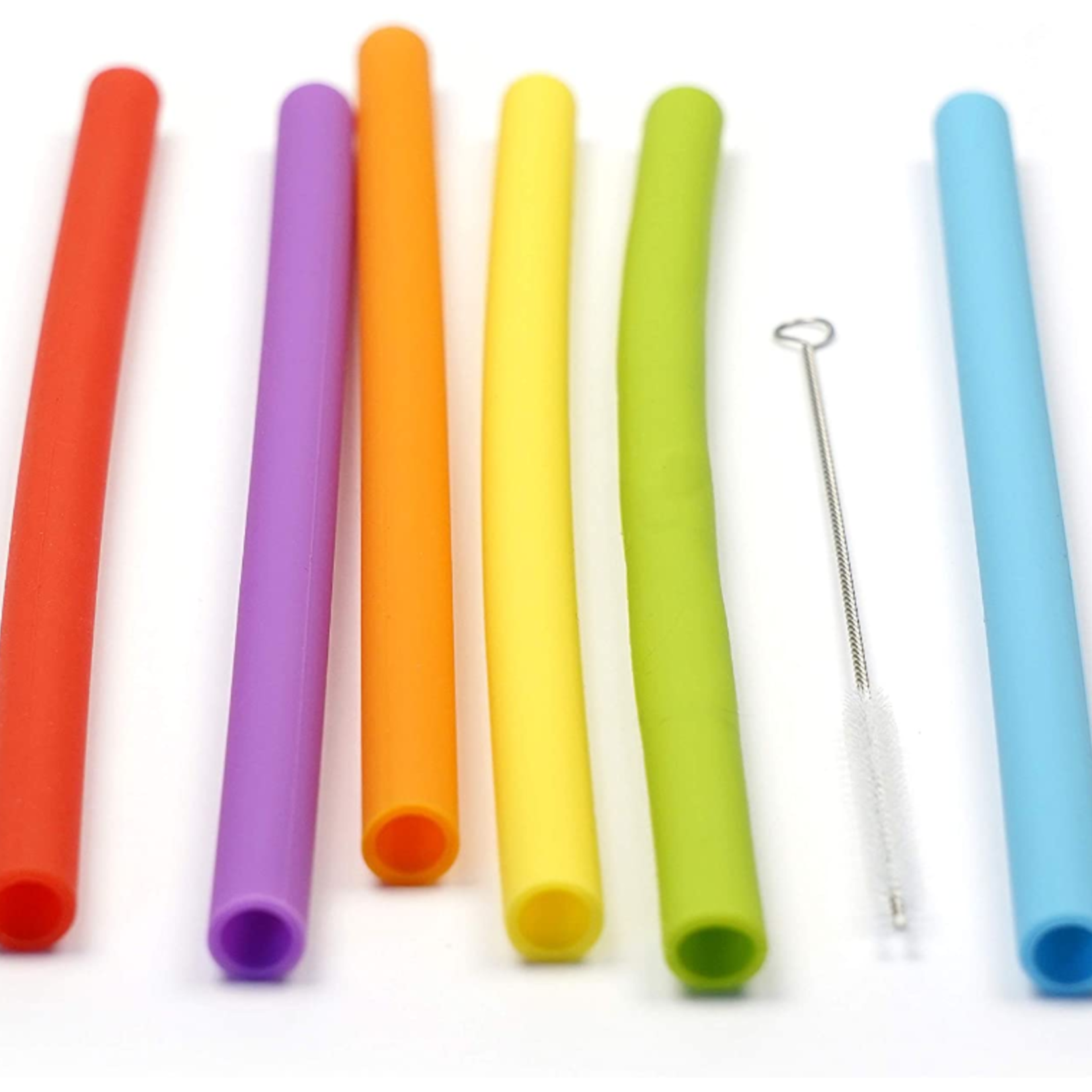 RSVP 10" Silicone Smoothie Straws