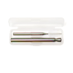 Kikkerland Travel Straw Set, Iridescent | Kikkerland