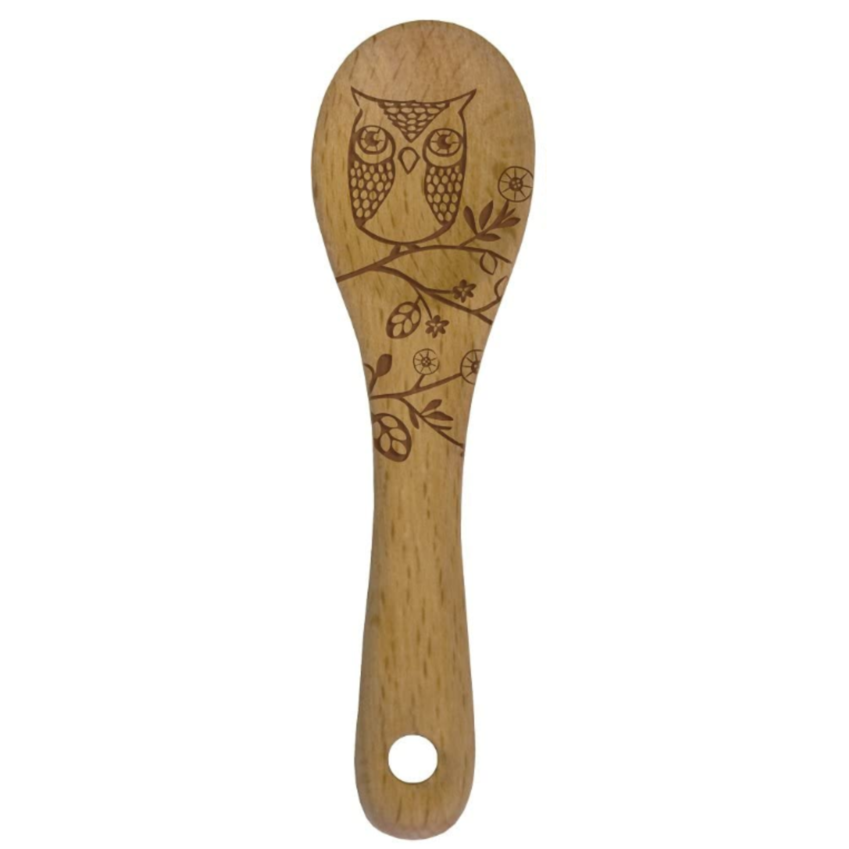 Talisman Design Beechwood Mini Spoons, Woodland, Owl