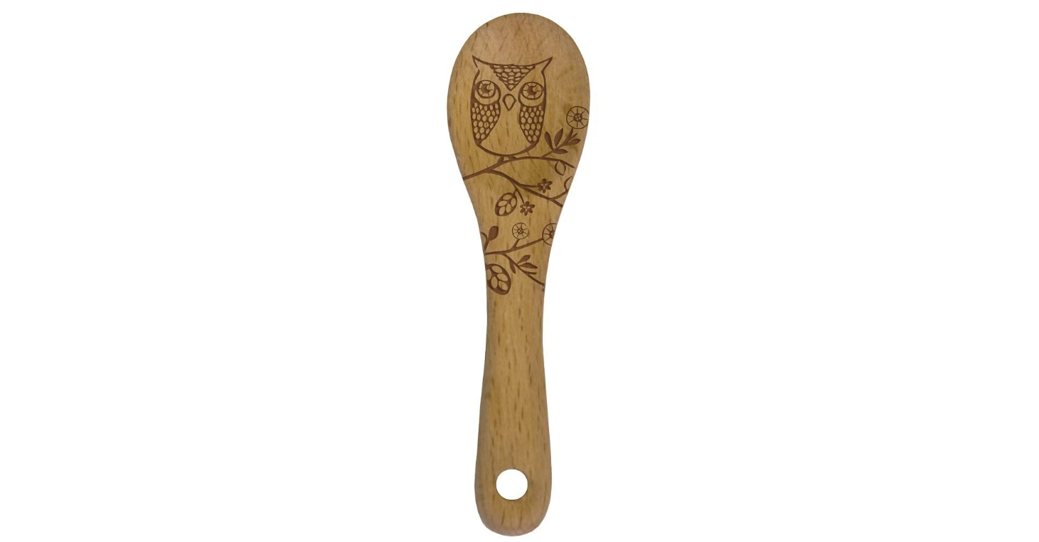 Beechwood Mini Spoons, Woodland, Owl Duluth Kitchen Co