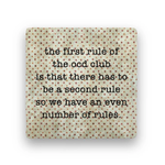 Paisley & Parsley Designs OCD Club - Marble Coaster | Paisley & Parsley Designs