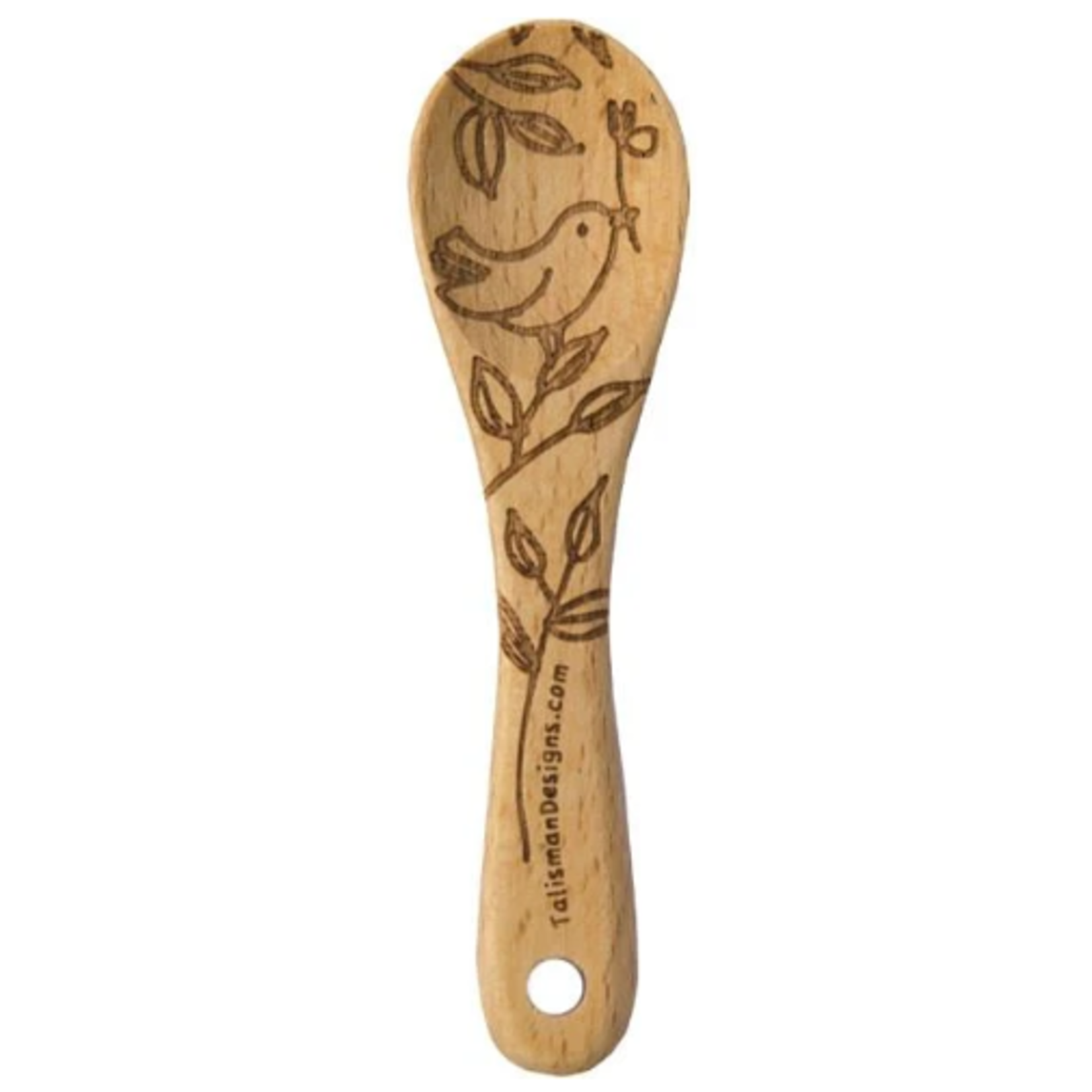 Talisman Design Beechwood Mini Spoons, Nature, Bird | Talisman Design