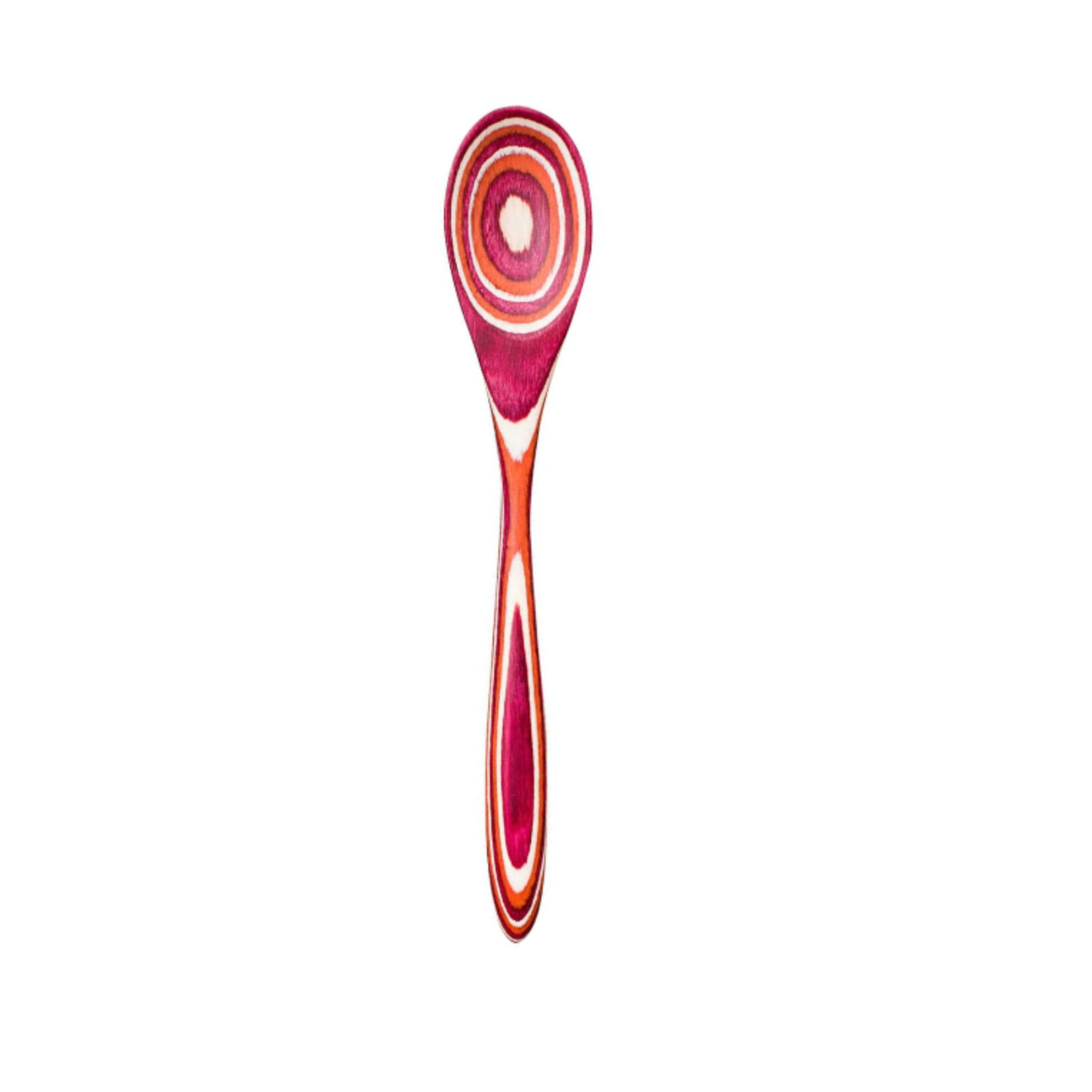 Island Bamboo Red Pakka Mini Spoon, single | Island Bamboo