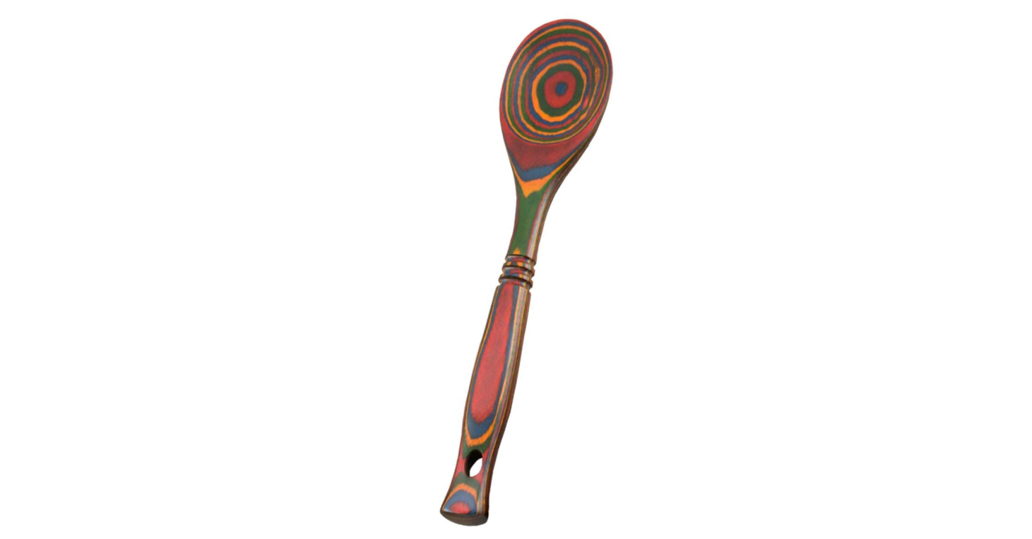 Island Bamboo Rainbow pakka spurtle, spoon, double measuring spoon, 3 -  Kroger