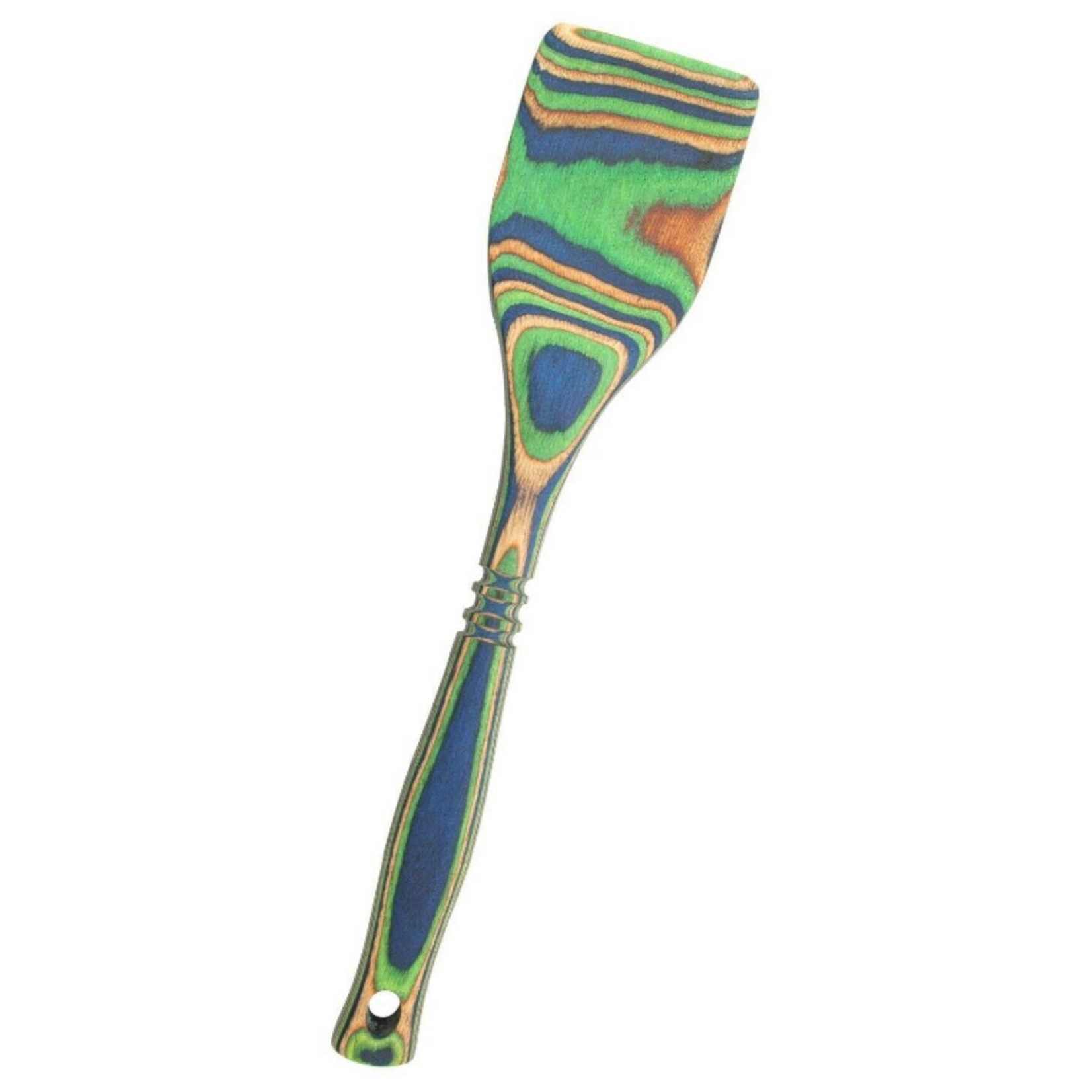 Island Bamboo 12" Peacock Pakka Spatula | Island Bamboo