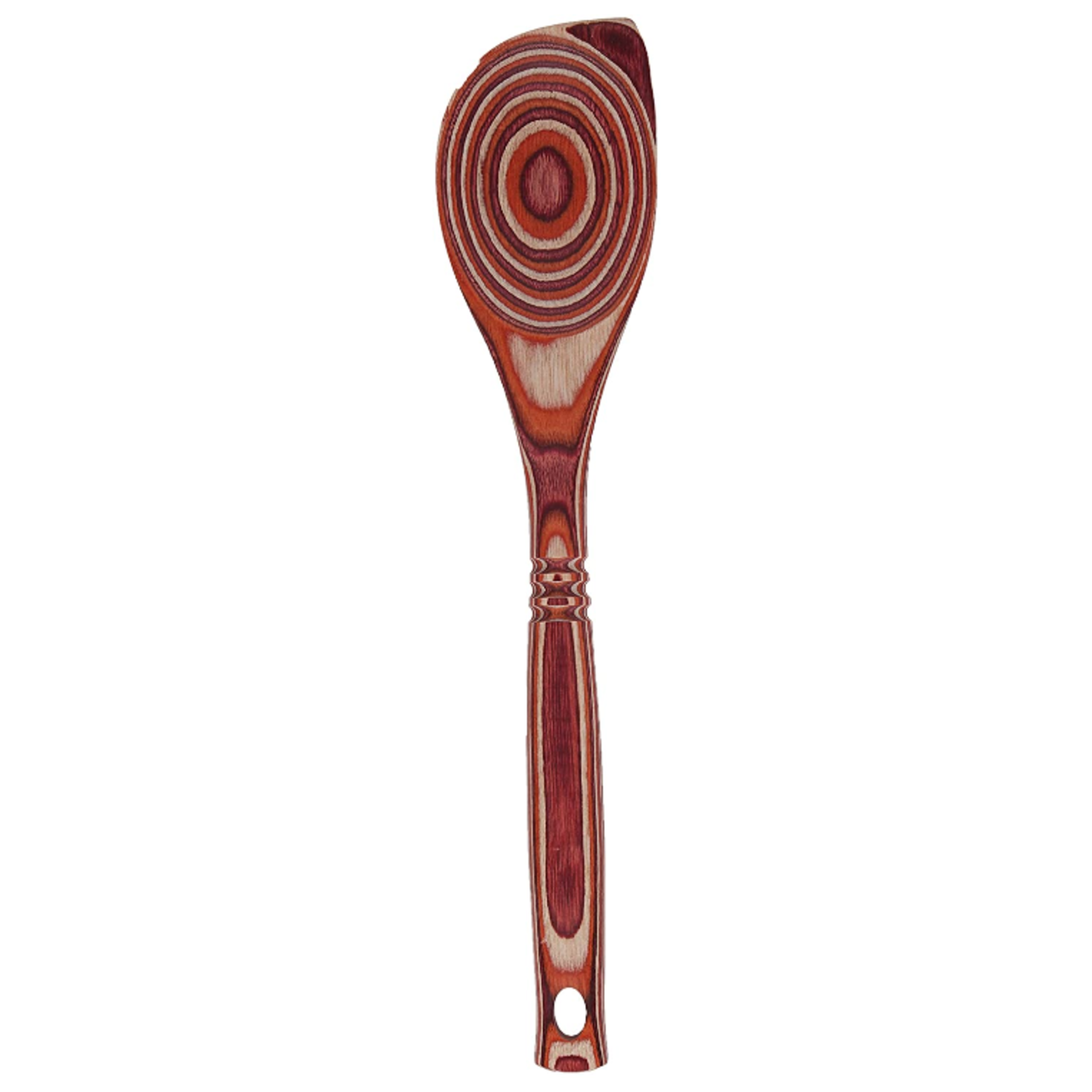 Island Bamboo Red Pakka Corner Spoon | Island Bamboo