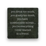 Paisley & Parsley Designs Friend - Marble Coaster | Paisley & Parsley Designs