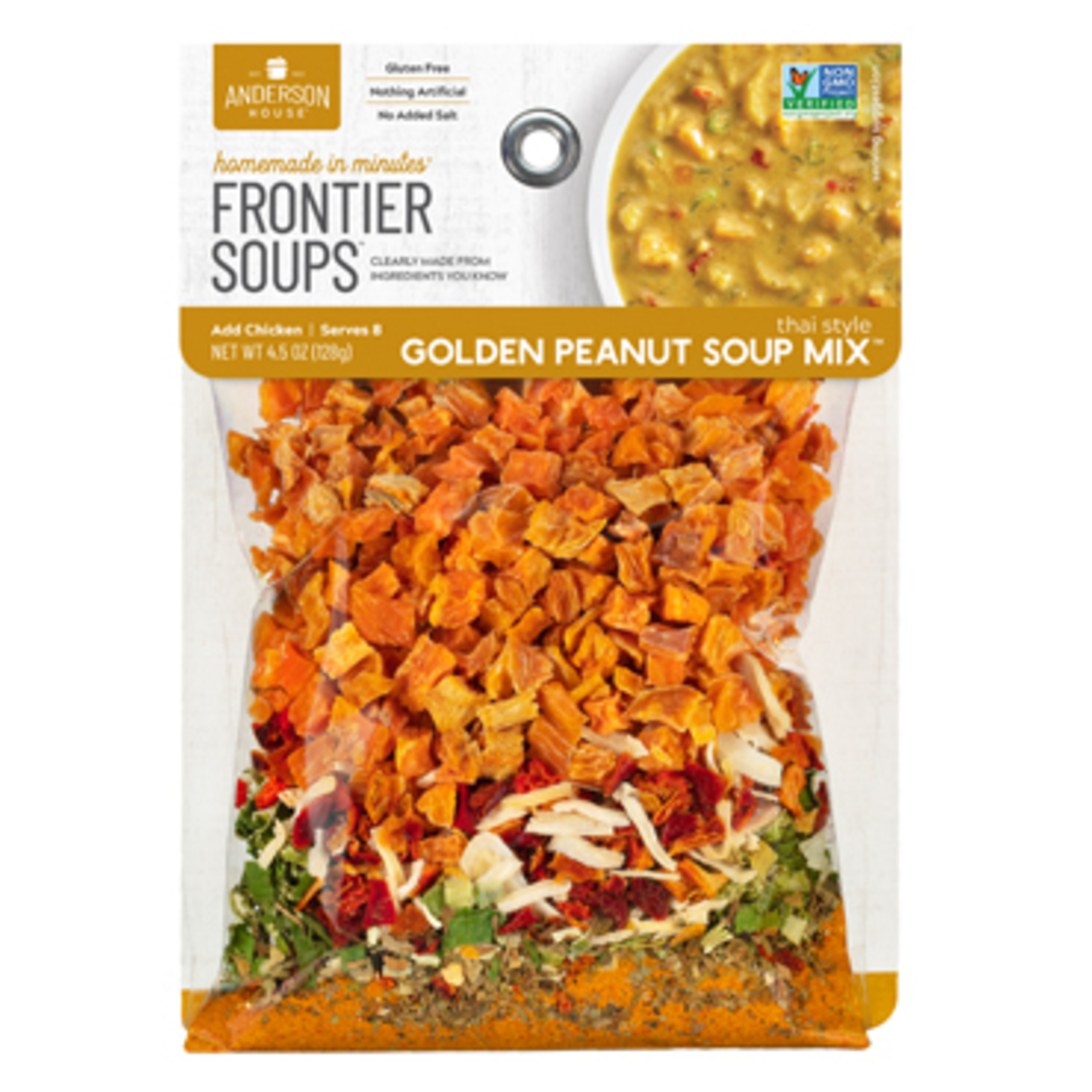 Frontier Soup Thai Style Golden Peanut Soup Mix