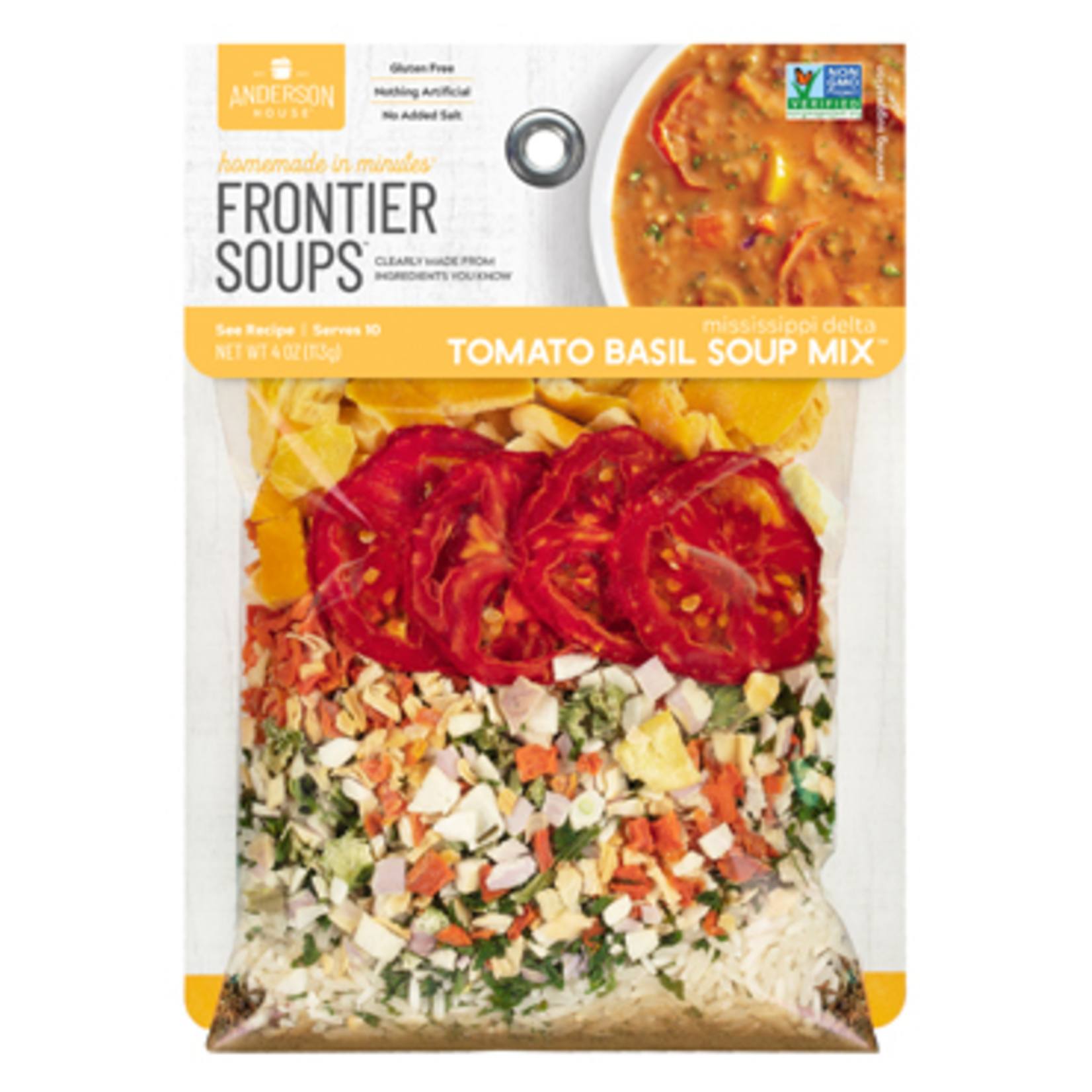 Frontier Soups Mississippi Delta Tomato Basil Soup Mix