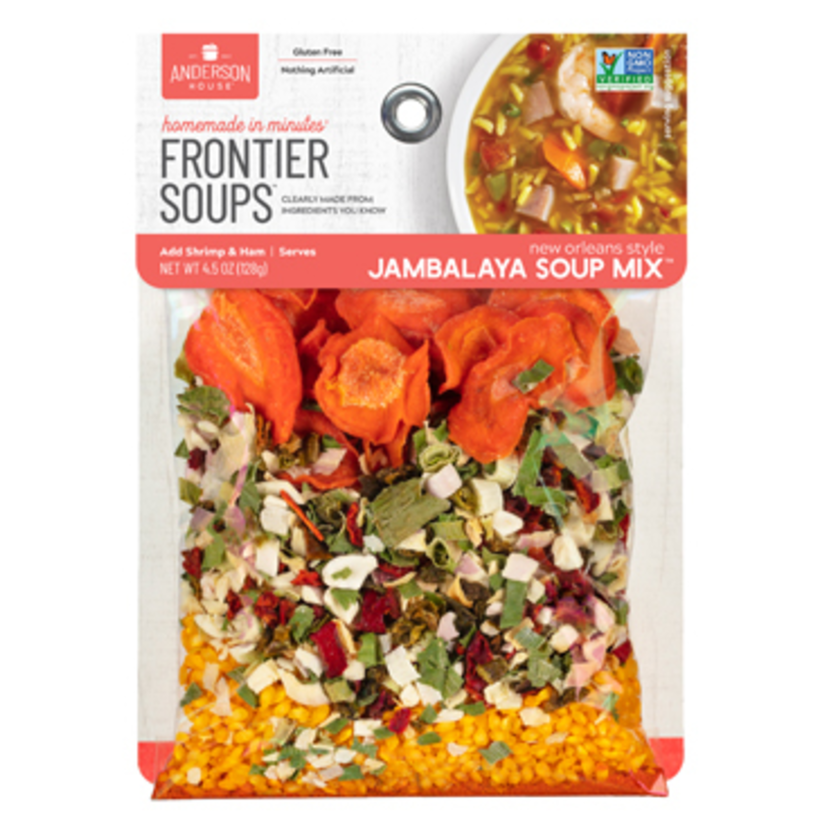 Frontier Soups New Orleans Creole Jambalaya Soup Mix