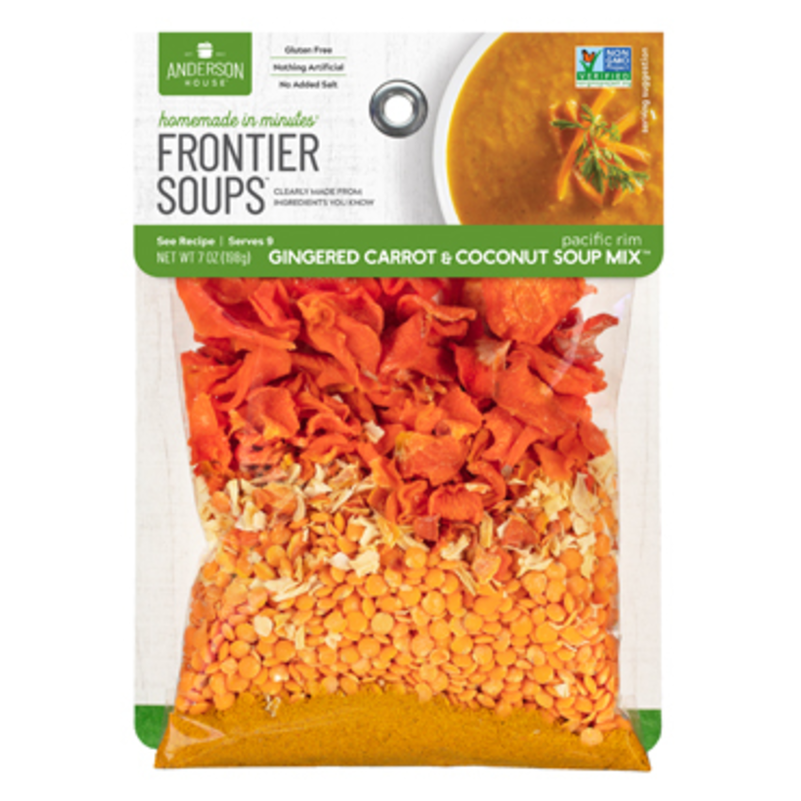Frontier Soups Pacific Rim Gingered Carrot Soup Mix