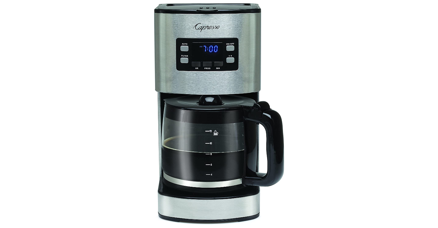 Capresso 12cup Coffee Maker, Glass 