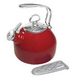 Chantal Classic Whistling Teakettle, red | Chantal