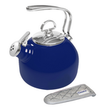 Chantal Classic Whistling Teakettle, Indigo Blue | Chantal
