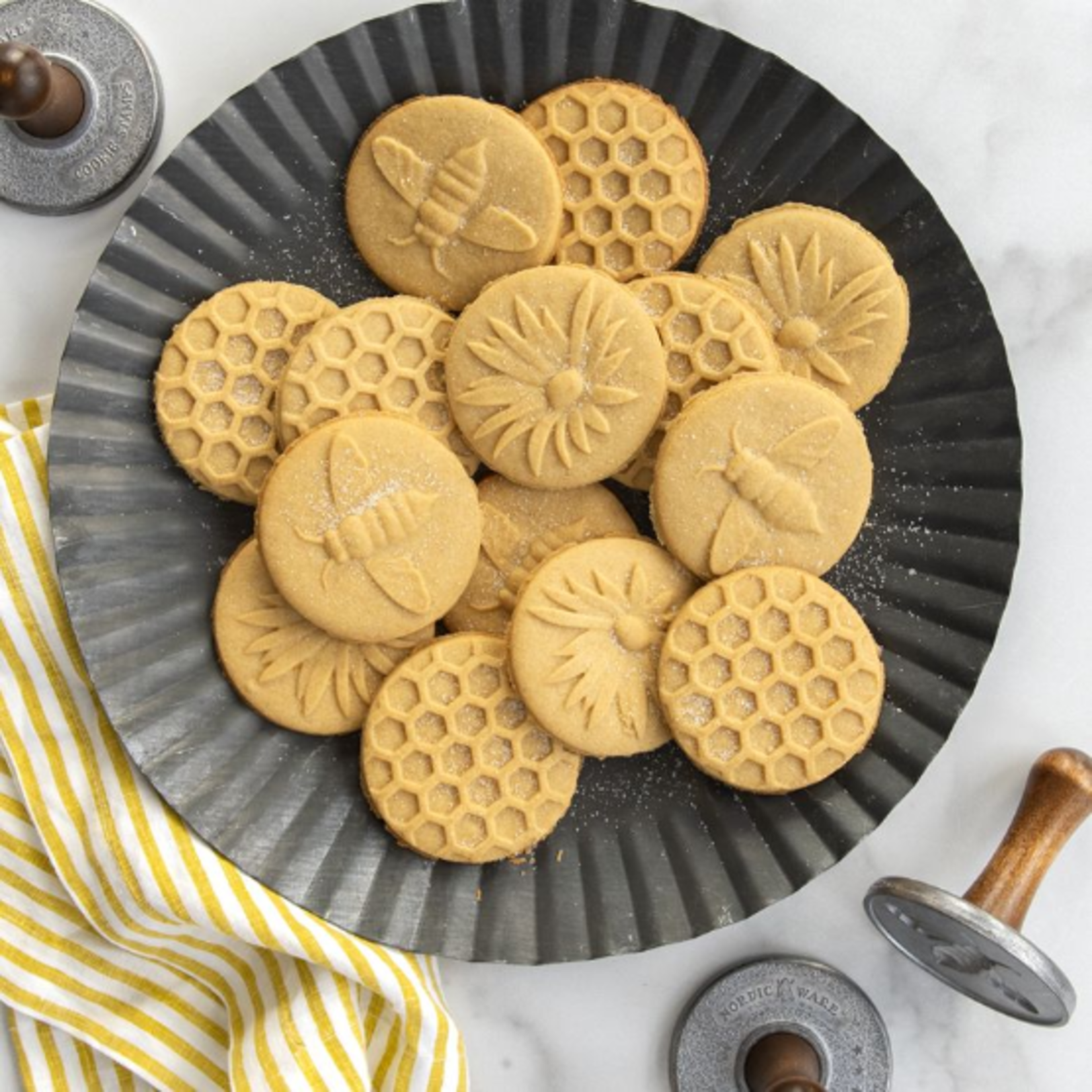Nordicware Cookie Stamp Set of 3, Honeybee | Nordicware