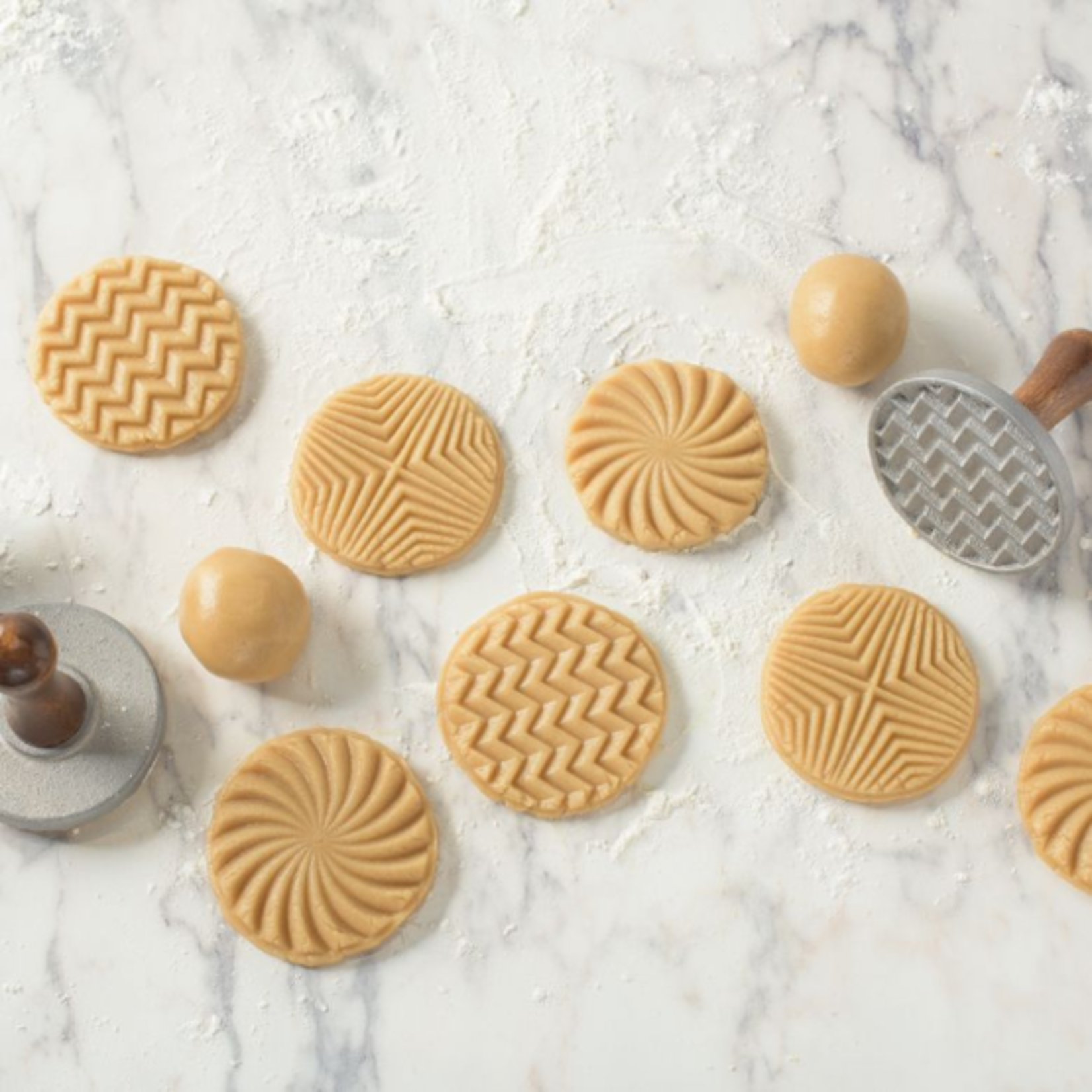 Nordicware Cookie Stamp Set of 3, Geo | Nordicware