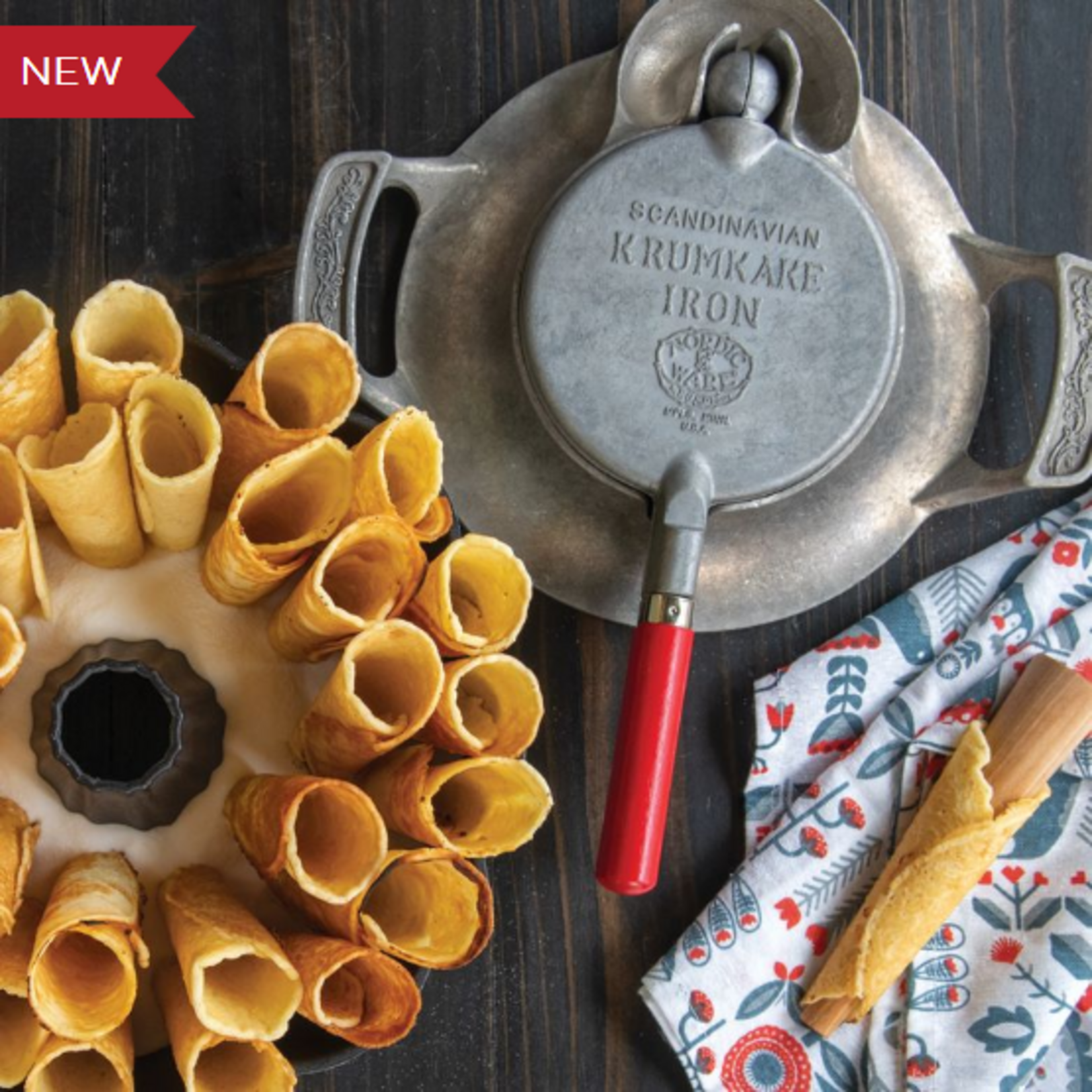 Nordicware Stovetop Krumkake & Pizzelle Iron | Nordicware