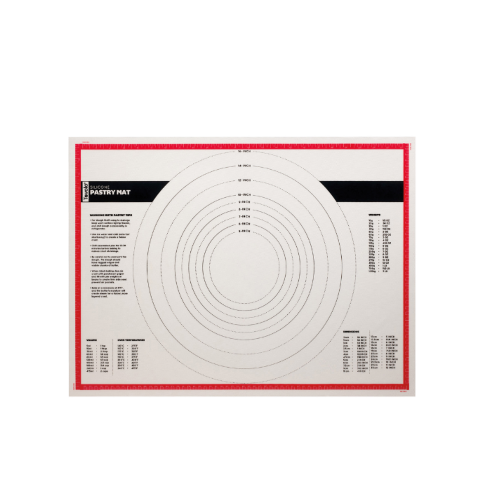 Tovolo Silicone Pastry Mat 18x25" | Tovolo