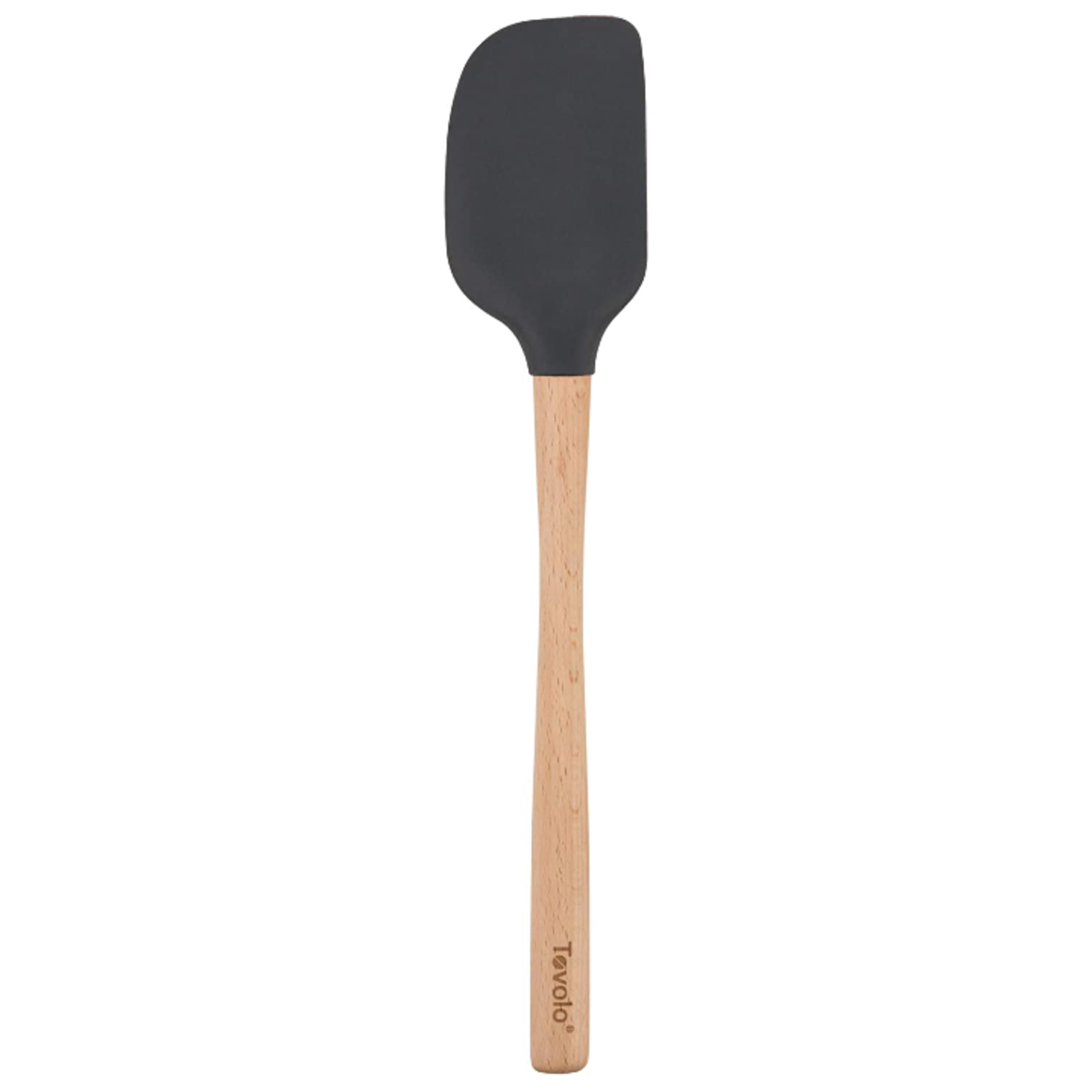 Tovolo Flex-Core Spatula Wood Handle Charcoal | Tovolo