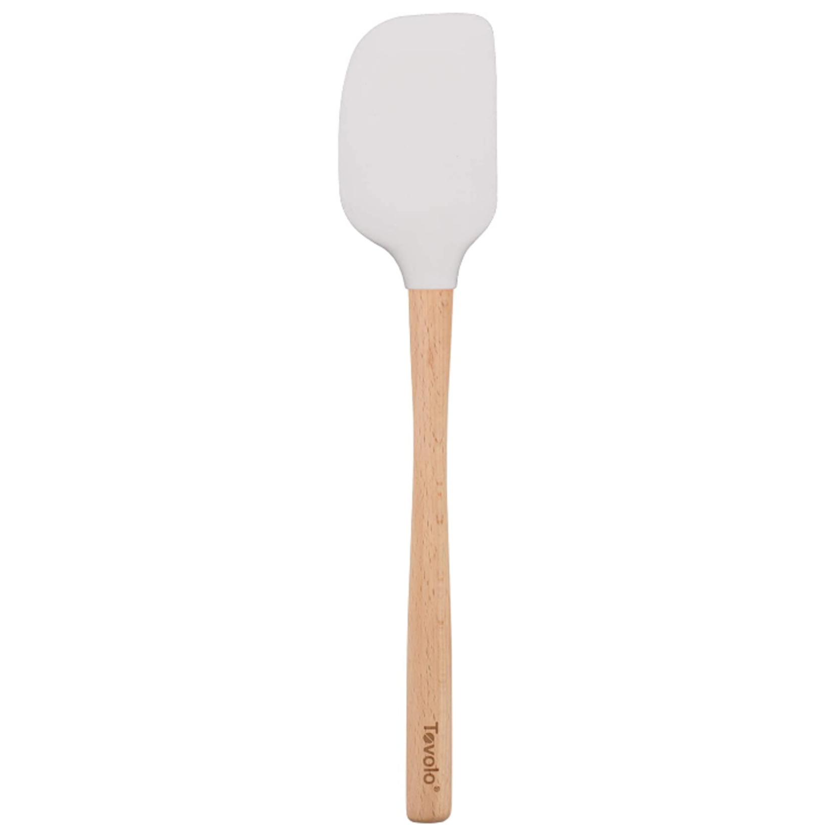 Tovolo Flex-Core Wood Spatula, White | Tovolo