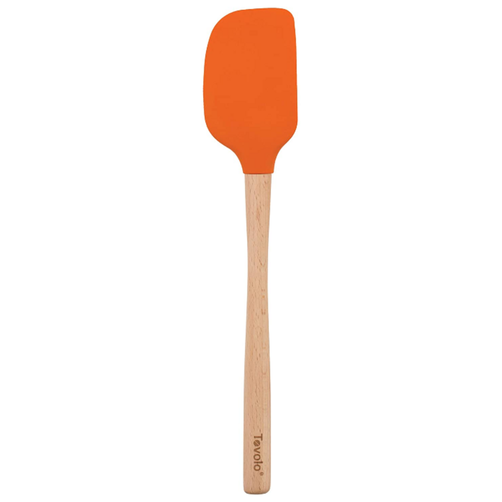 Tovolo Flex-Core Wood Spatula, Orange Peel | Tovolo