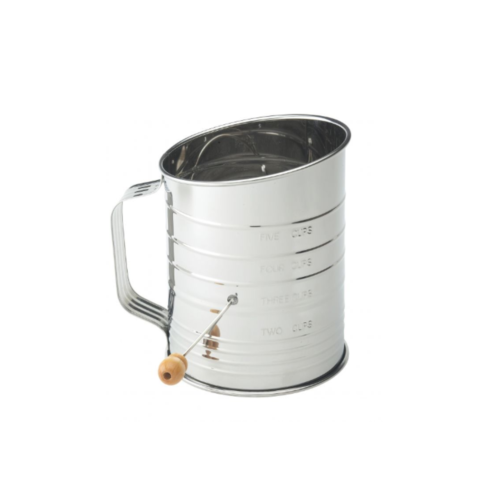 Harold Import Co. Mrs. Anderson's Baking Hand Crank Sifter, 5 Cup | Harold Import Co.