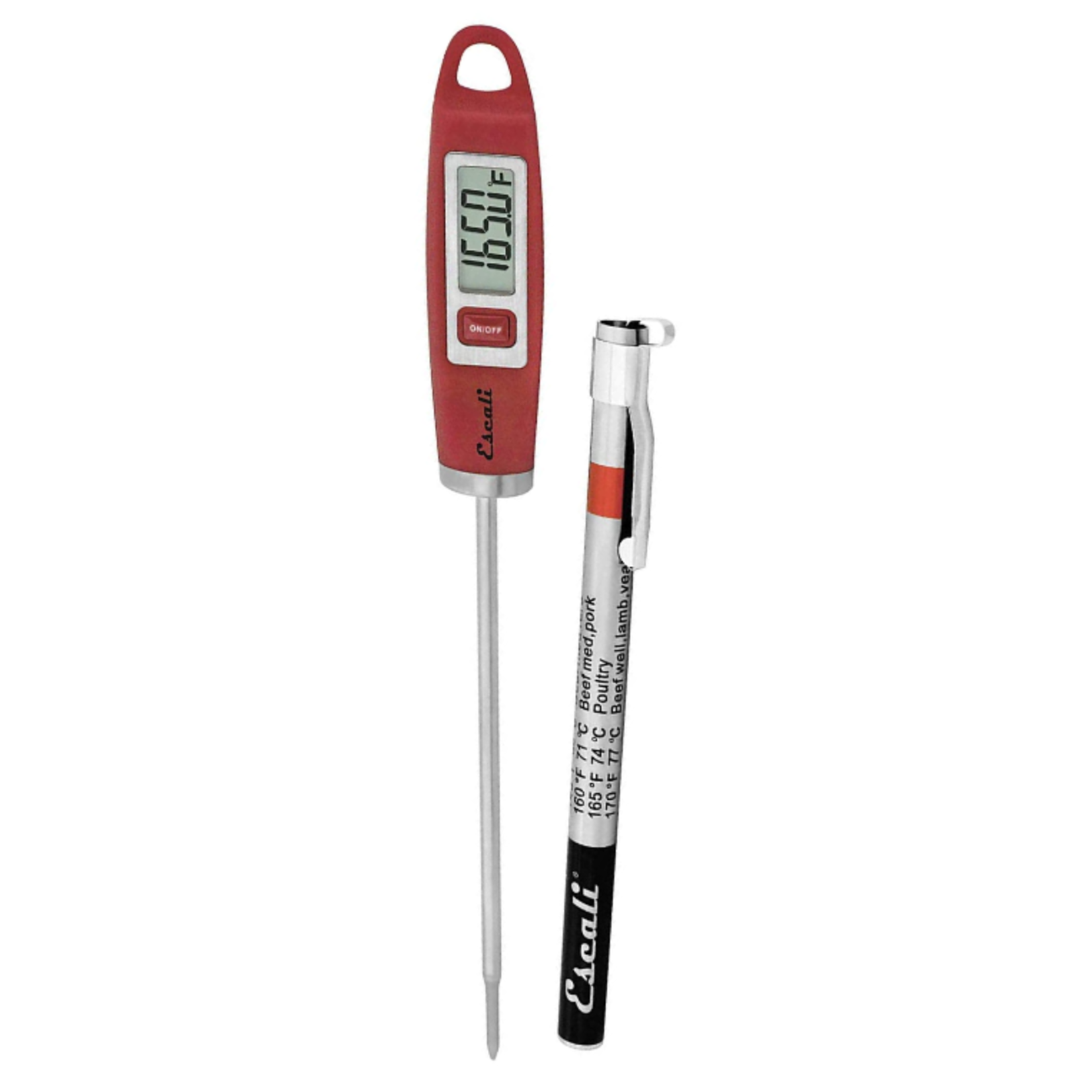 Escali Gourmet Digital Thermometer, red | Escali