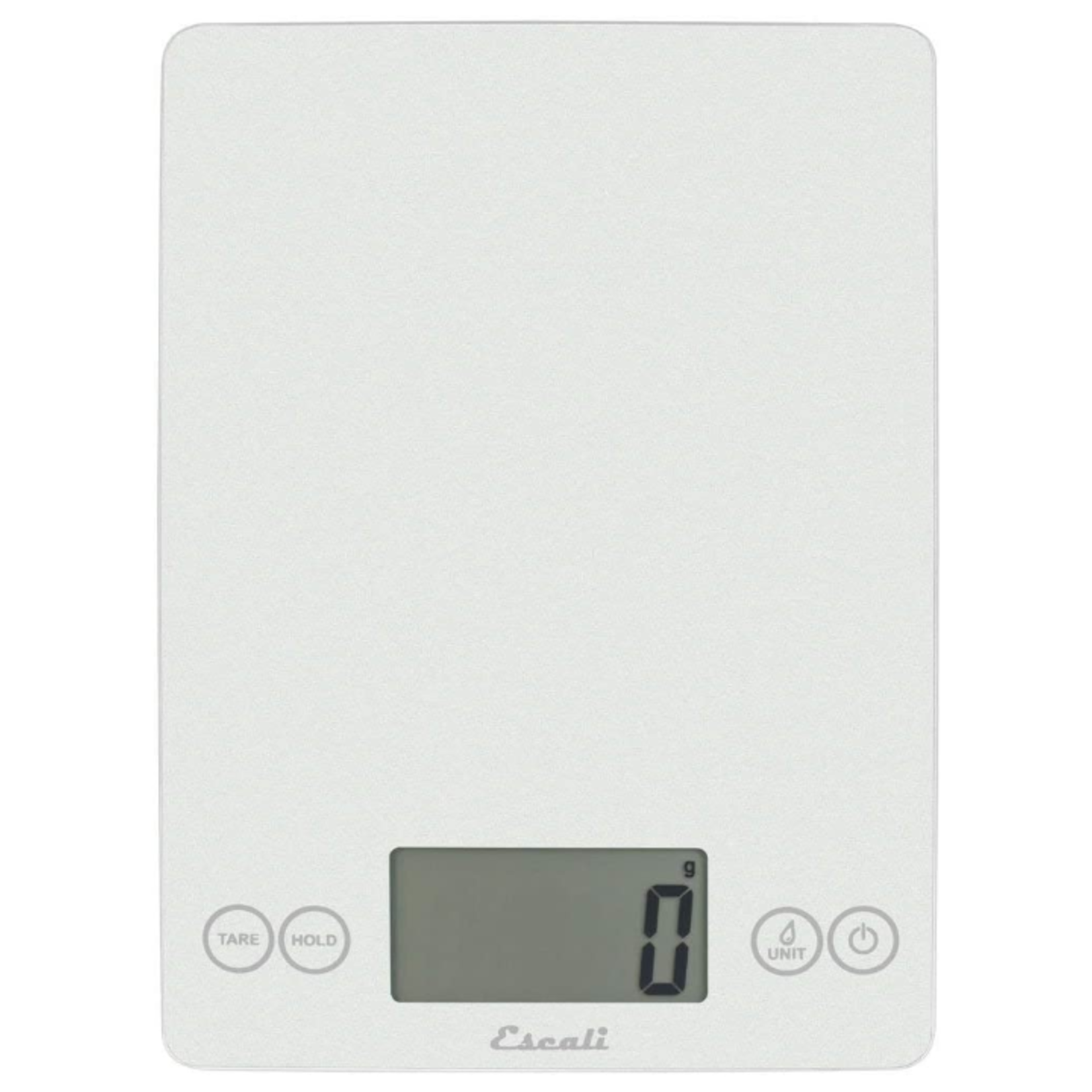 Escali Arti Glass Digital Scale, Frost White | Escali