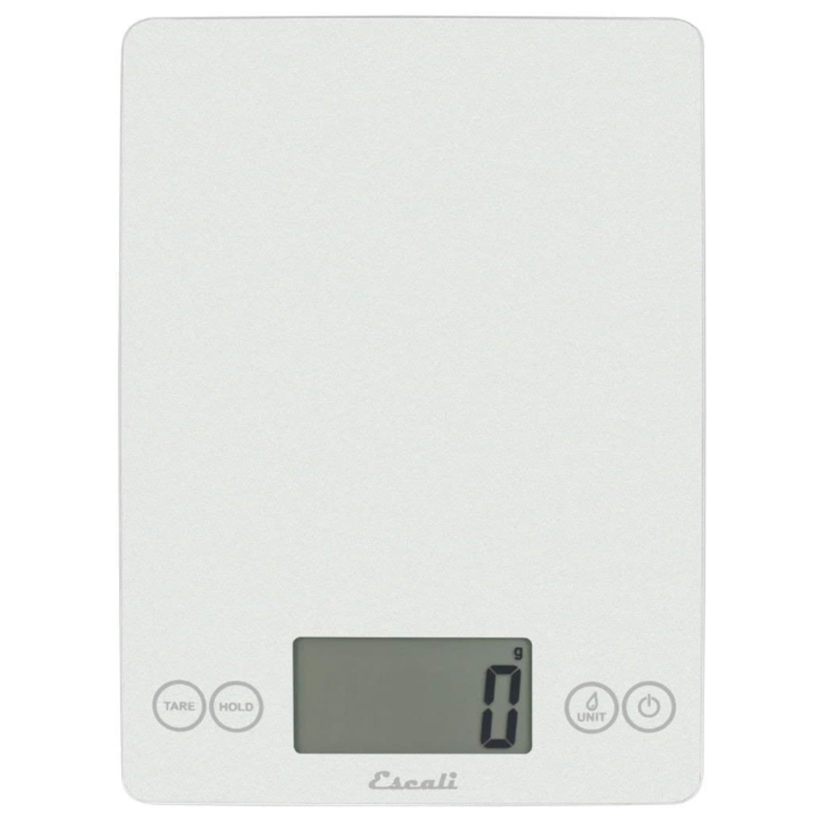 Escali Arti Glass Digital Scale, frost white