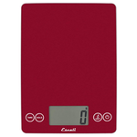 Escali Arti Glass Digital Scale, Red | Escali