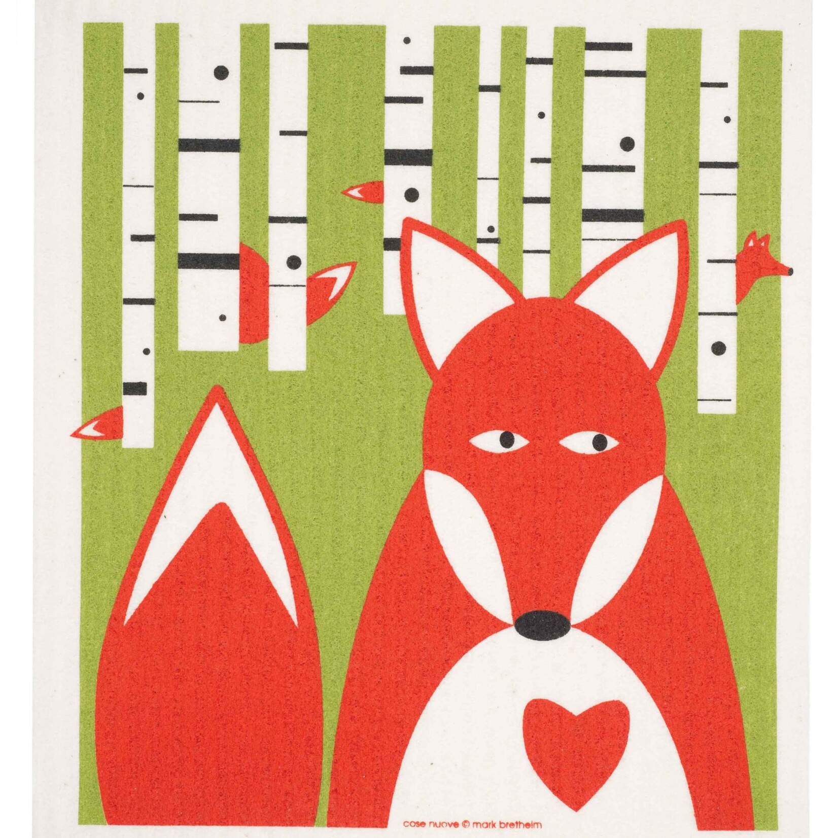 Cose Nuove Swedish Dishcloth, Fox | Cose Nuove