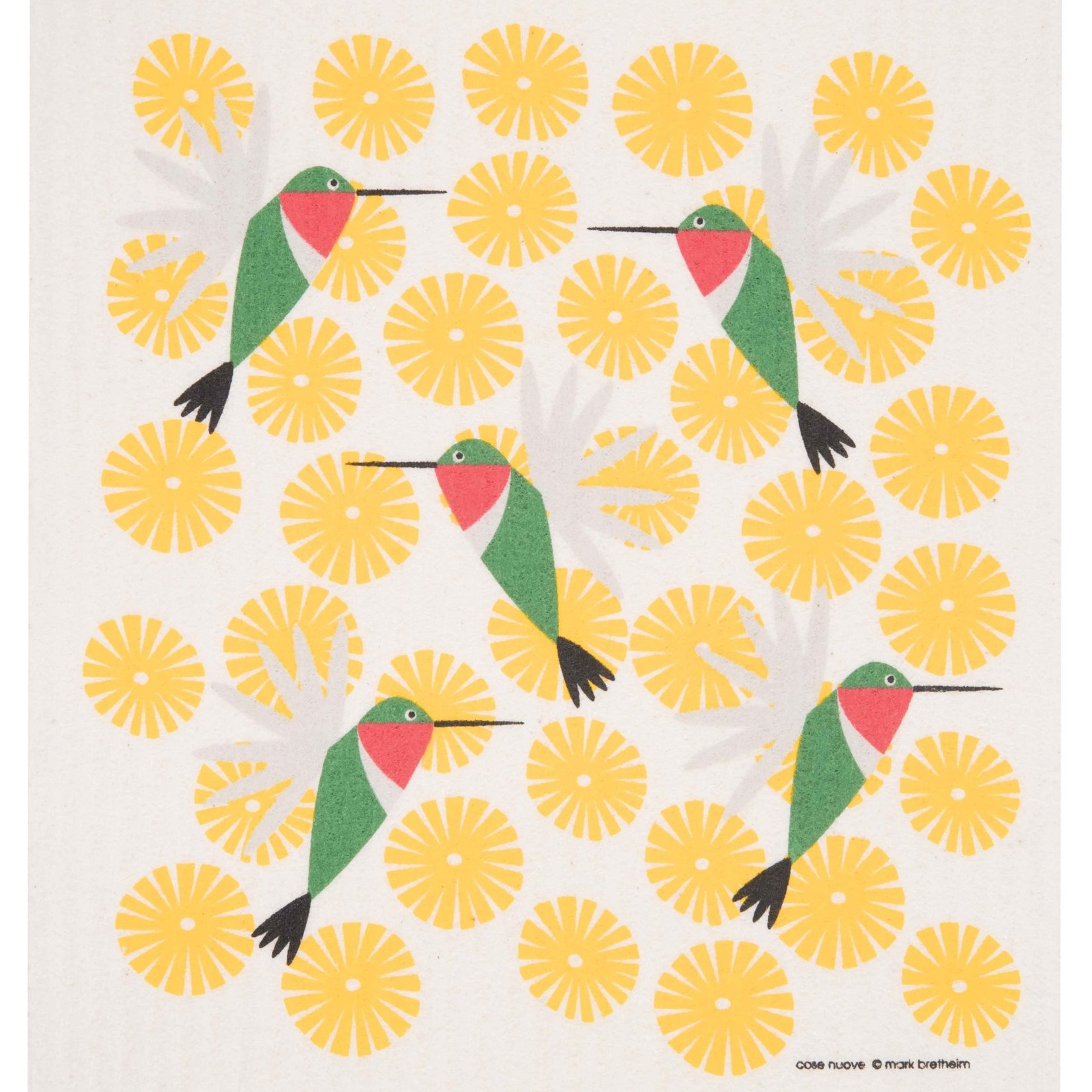 Cose Nuove Swedish Dishcloth, Hummingbirds, Summer | Cose Nuove