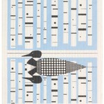 Cose Nuove Swedish Dishcloth, Loon, blue, All Year | Cose Nuove