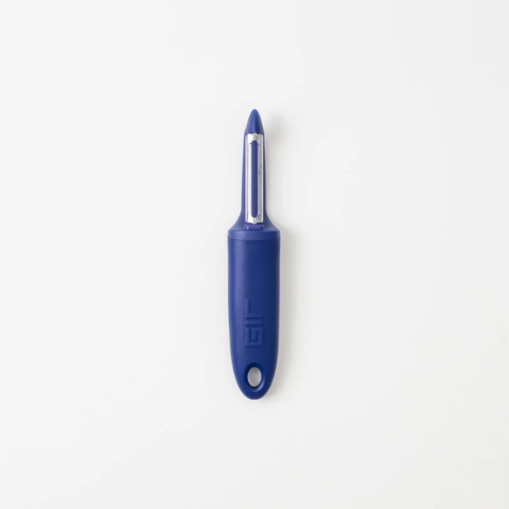 GIR (Get it Right) Peeler, I-Handle Serrated, Navy | GIR (Get it Right)