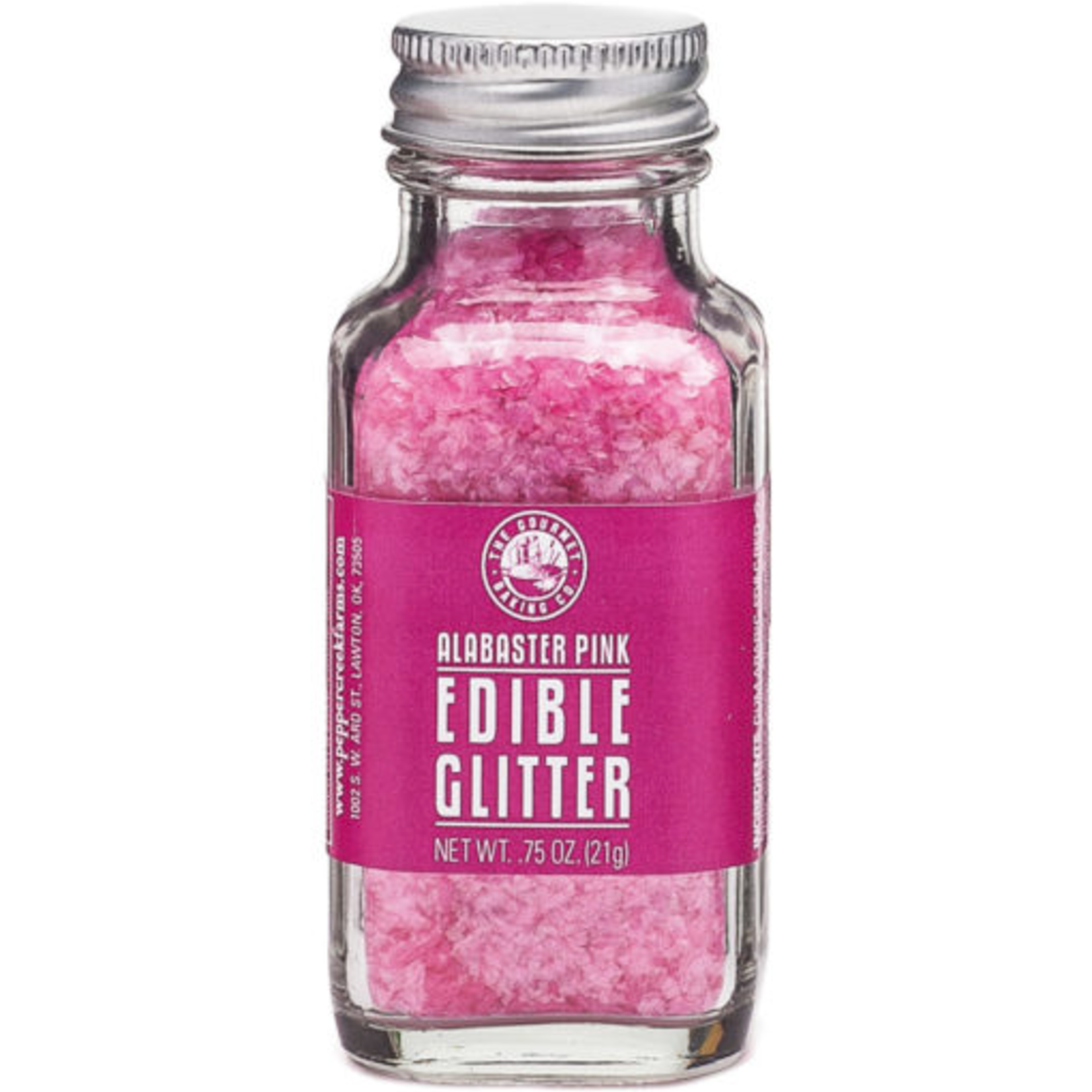 Pepper Creek Farms Alabaster Pink Edible Glitter 0.75 Oz.