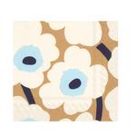 Boston International S20 Cocktail Napkin, Unikko Cream/Gold | Boston International