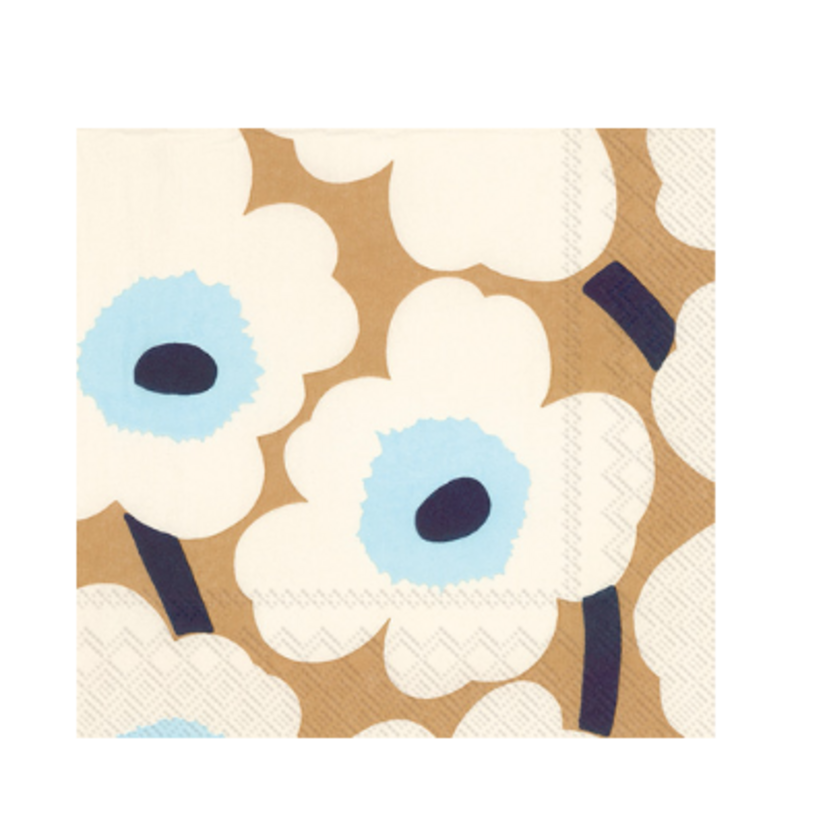 Boston International S20 Cocktail Napkin, Unikko Cream/Gold | Boston International