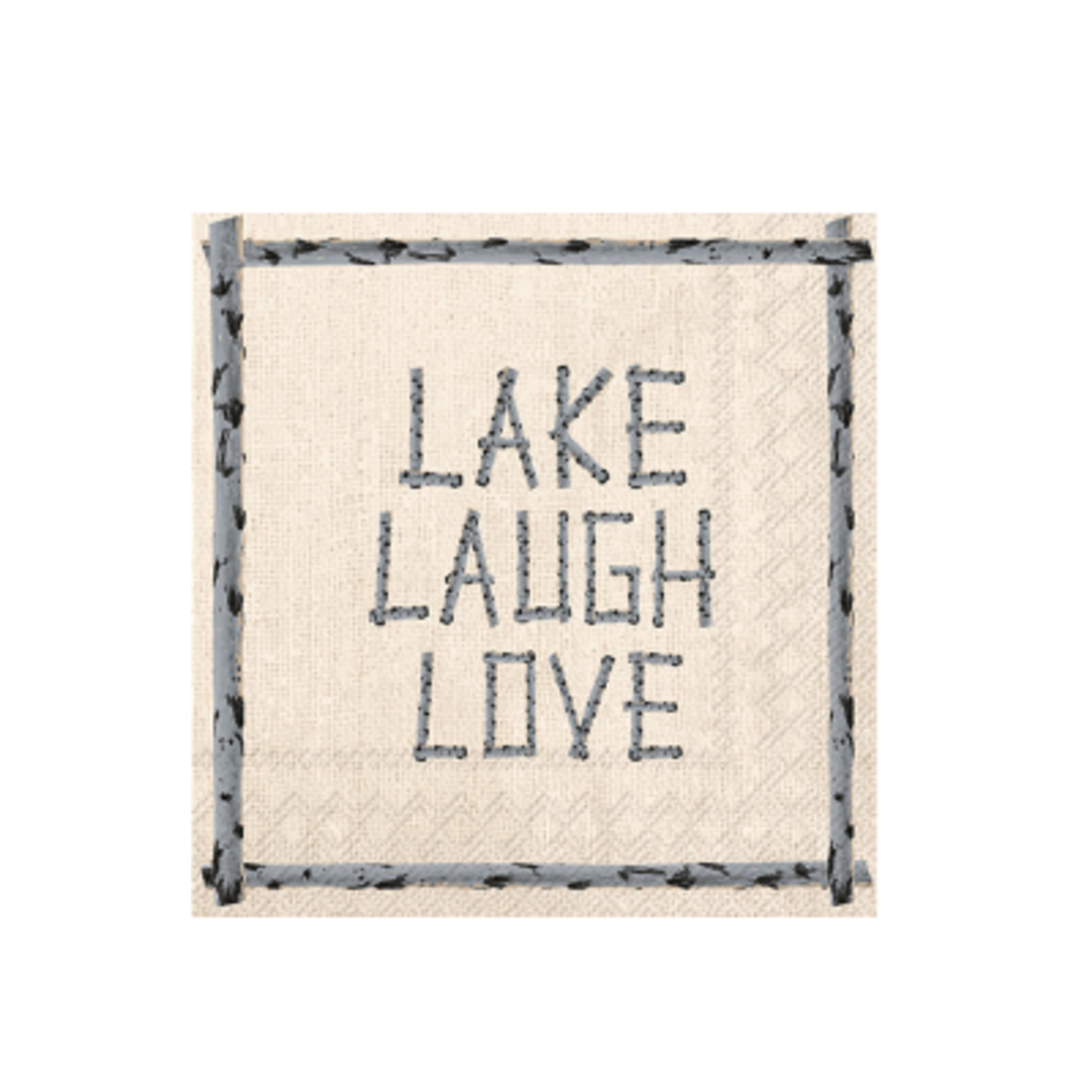 Boston International Cocktail Napkin, Lake Laugh Love | Boston International