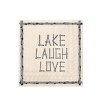 Boston International Luncheon Napkin, Lake Laugh Love | Boston International