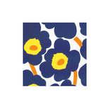 Boston International Cocktail Napkin, Unikko Blue | Boston International