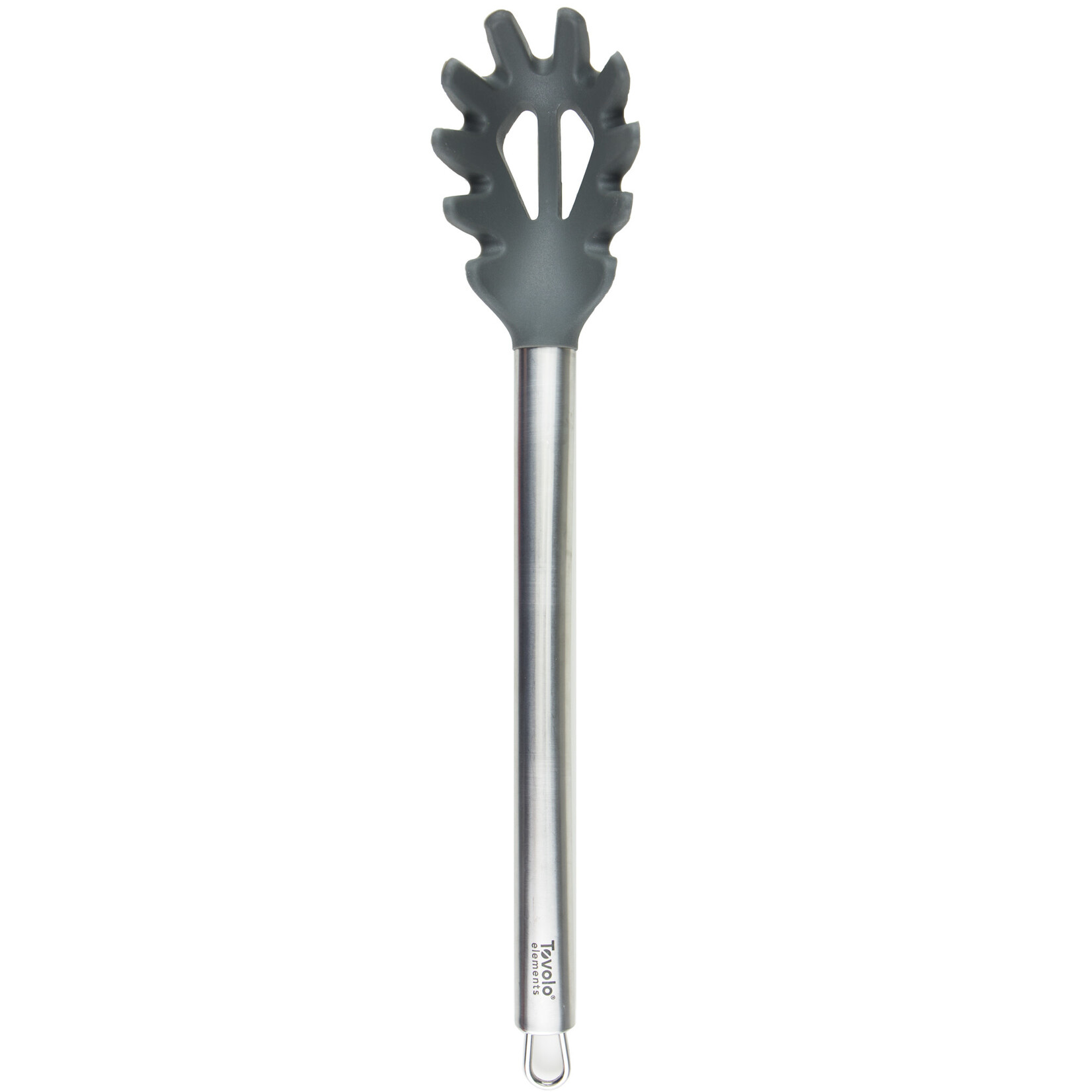 Tovolo Silicone Pasta Claw SS Handle, Charcoal | Tovolo