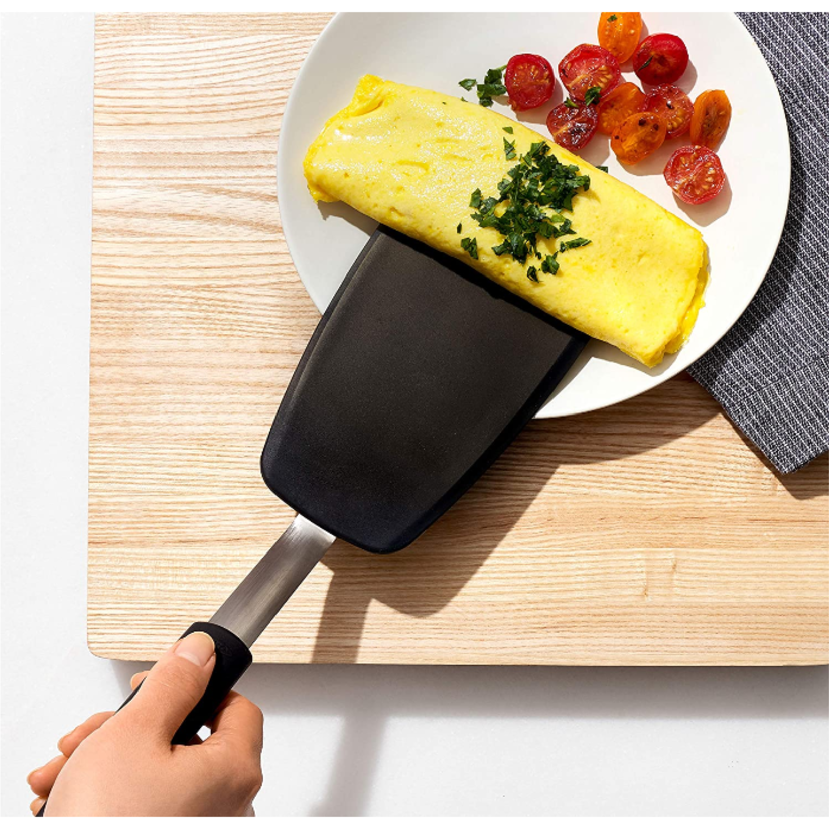 OXO Large Silicone Flexible Turner | OXO Good Grips