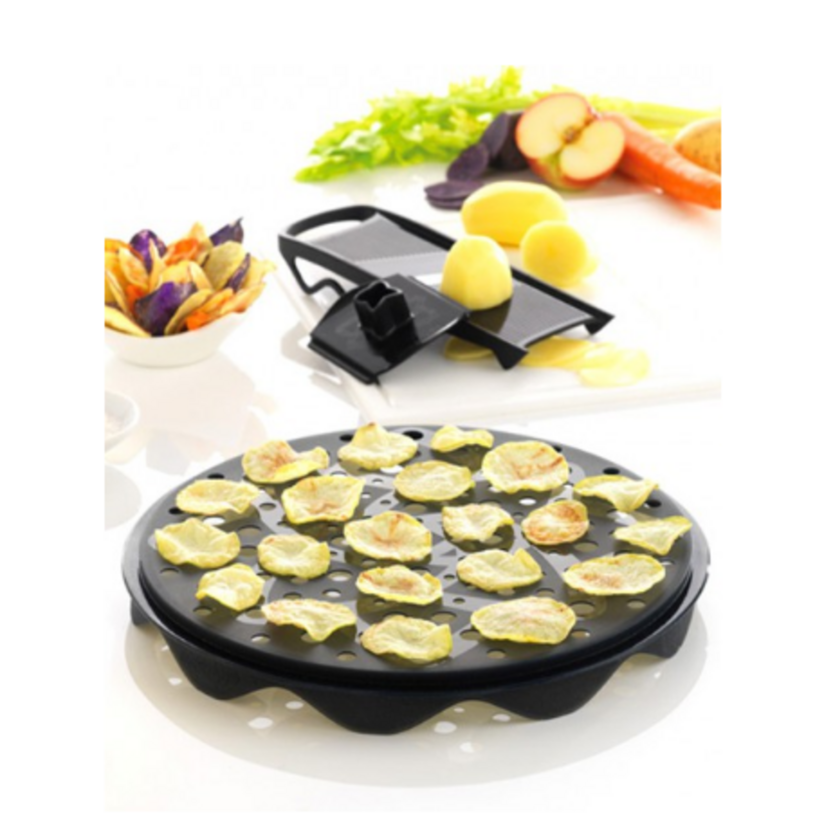Chips Maker and Mandoline Set Charcoal