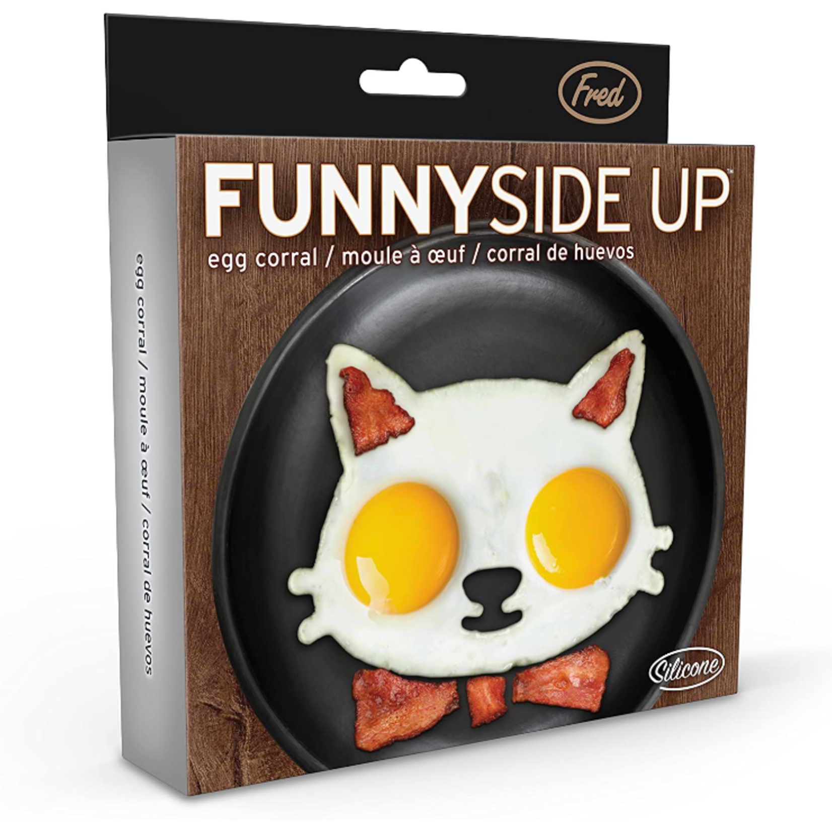 Fred & Friends Funny Side Up Egg Mold, Cat