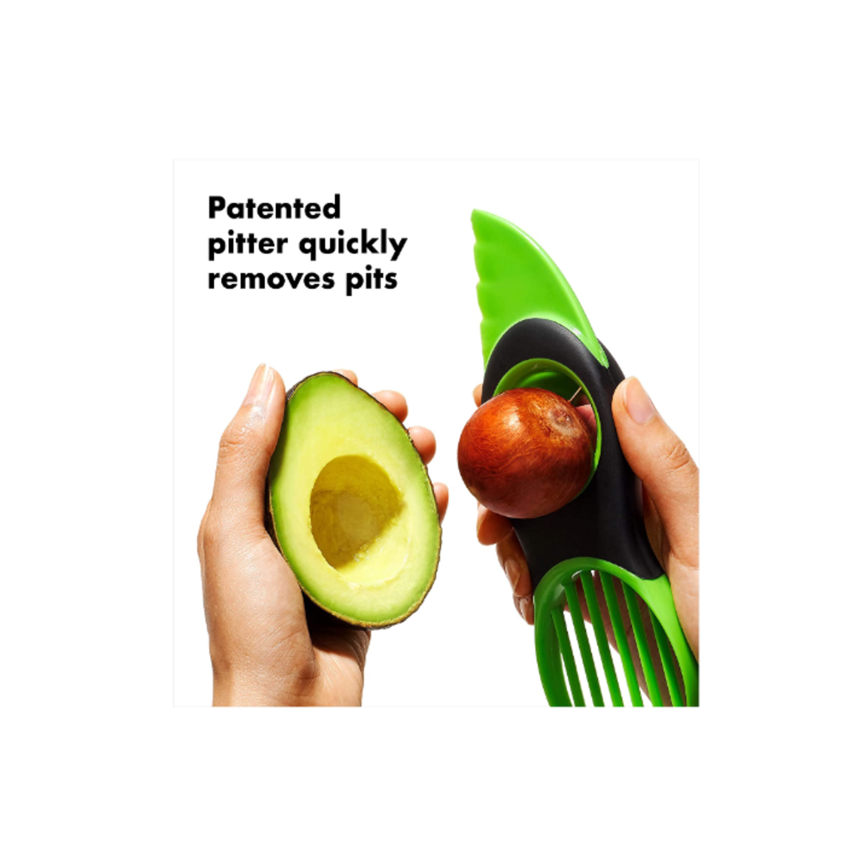 OXO 3-in-1 Avocado Slicer - Green | OXO Good Grips