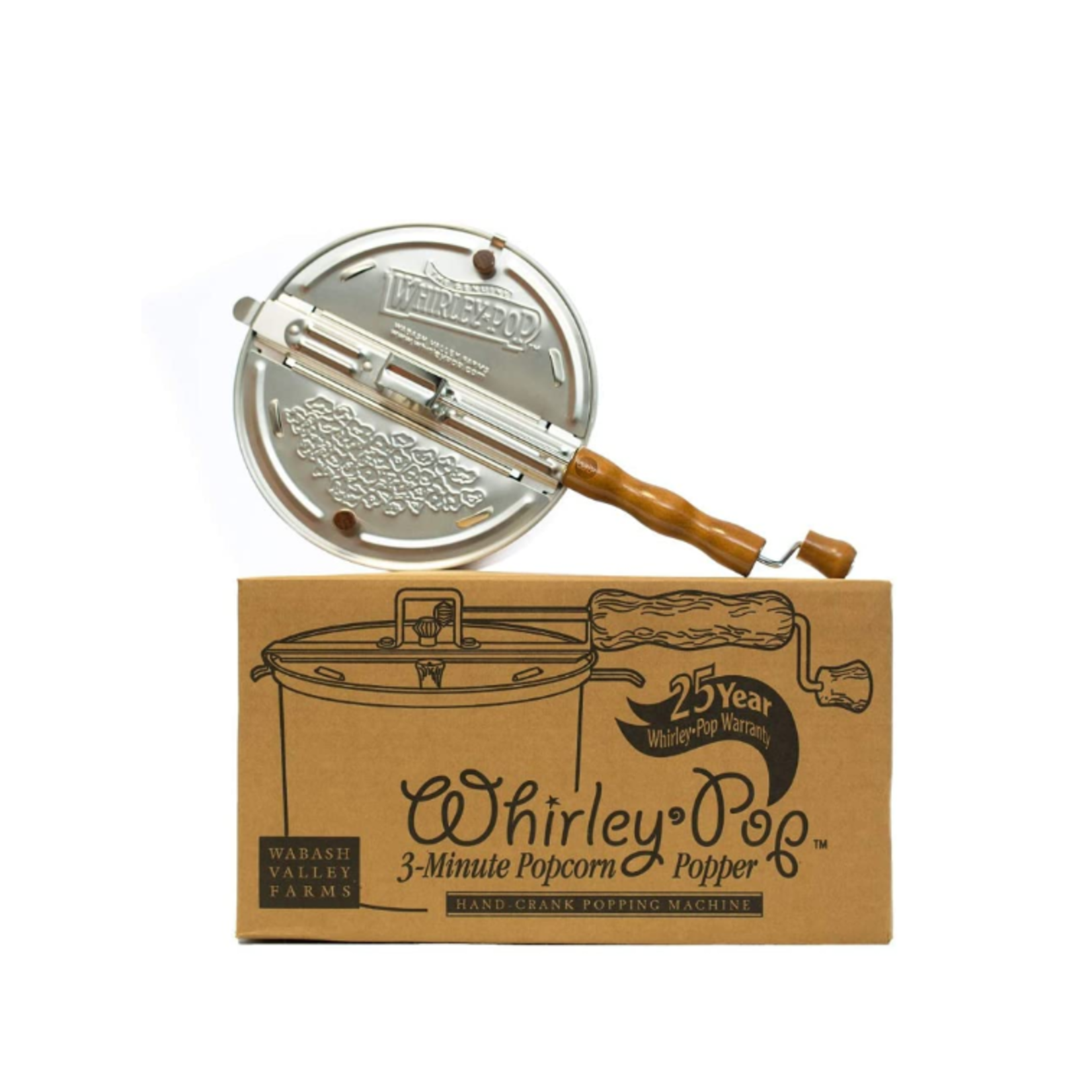 Wabash Valley Farms Original Silver Whirley-Pop - Nostalgic