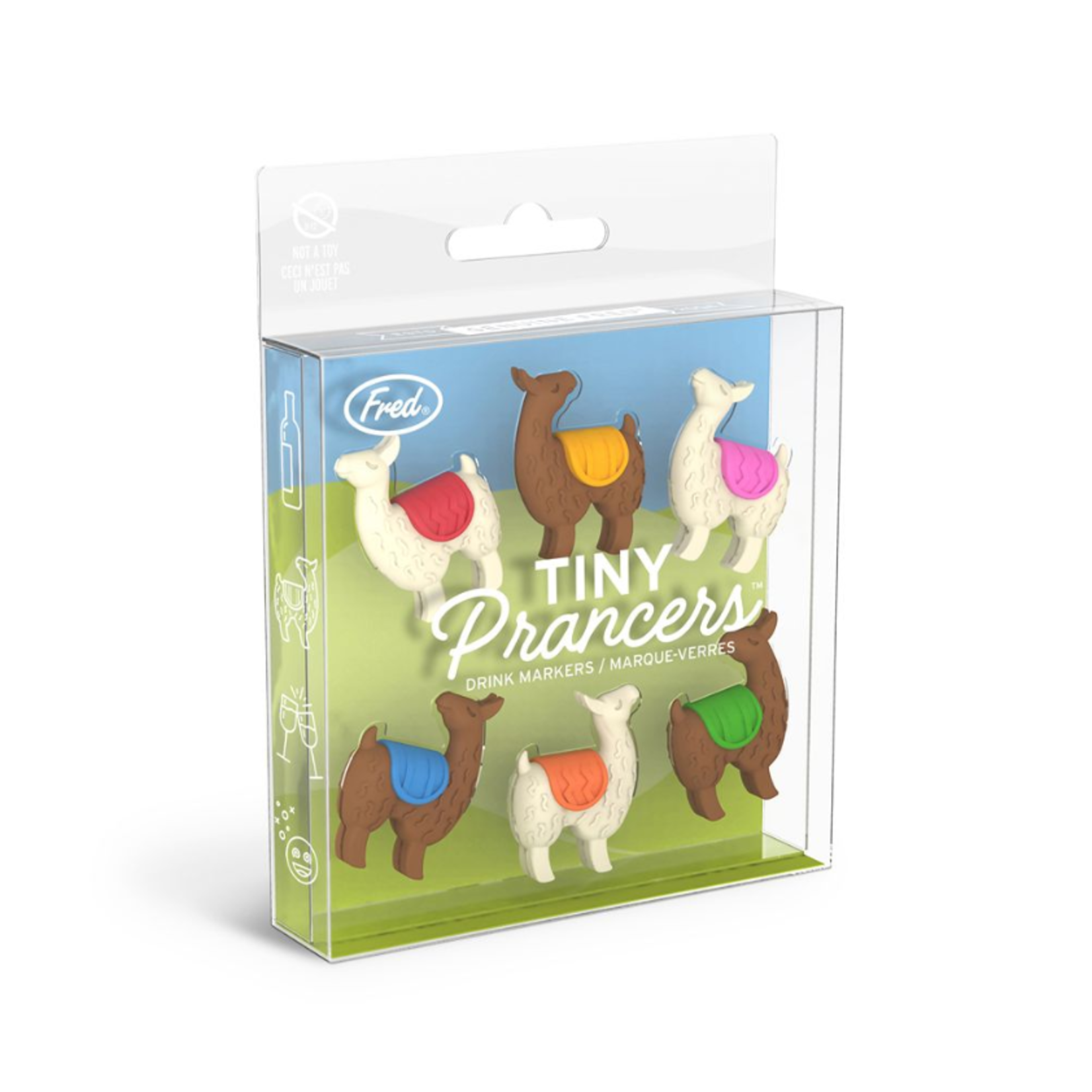 Fred & Friends Wine Markers, Tiny Prancers, Llama