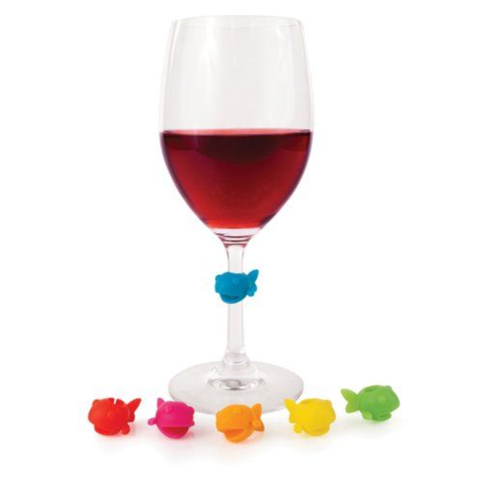 True Fabrications Wine Charms, Guppy | True Fabrications